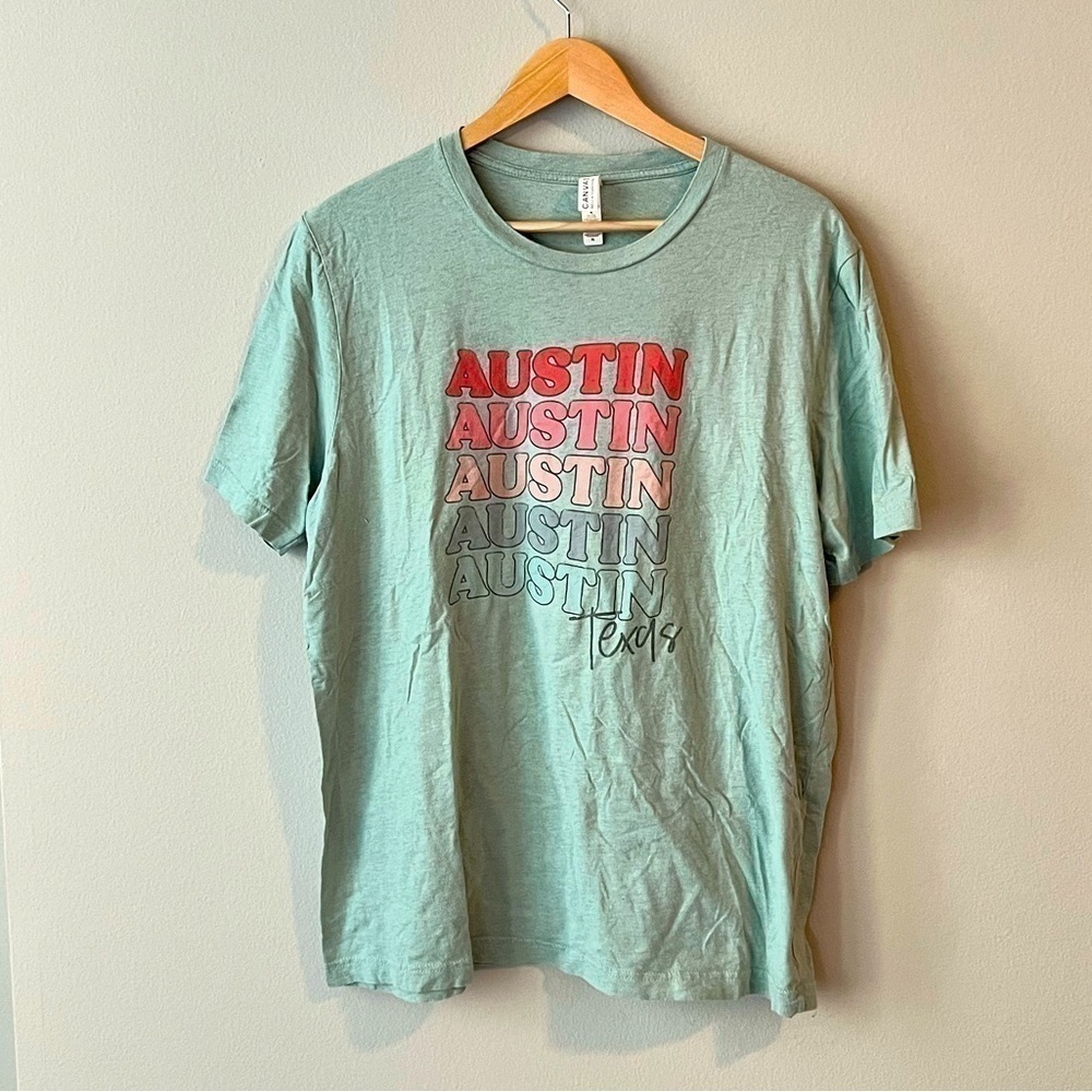 Austin Short Sleeve Crewneck T-shirt in Green Size XL